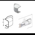 Dekor kábelcsatorna 065x50mm ÍVES CSATLAKOZÓ Vecamco 9801-116 (R10)