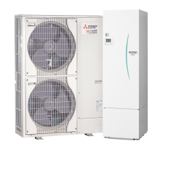 Mitsubishi Zubada-Ecodan 14kW hőszivattyú szett